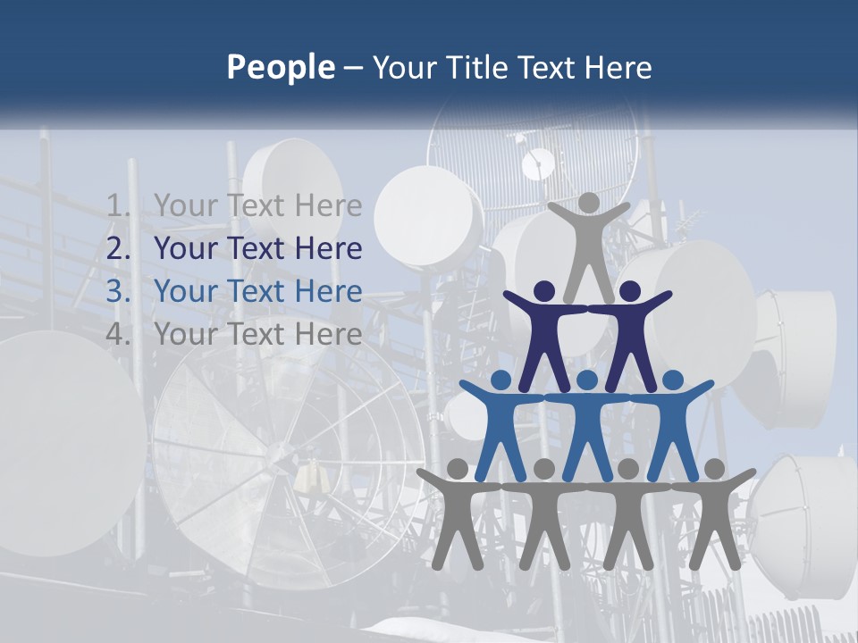 Sad Parent Standing PowerPoint Template