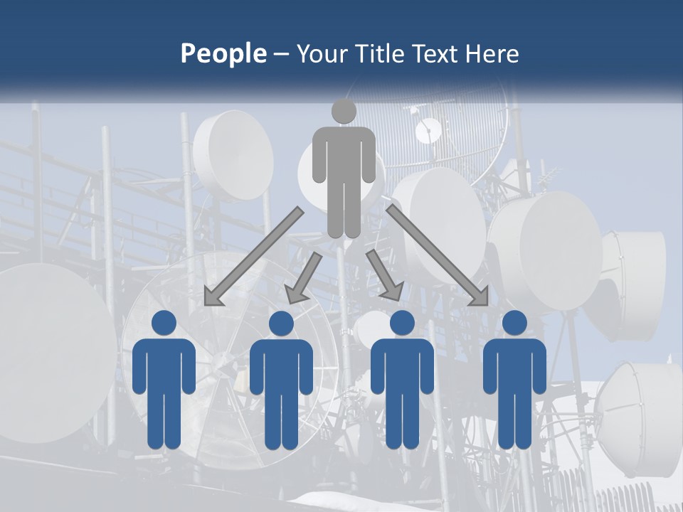 Sad Parent Standing PowerPoint Template