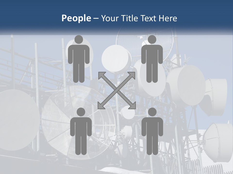 Sad Parent Standing PowerPoint Template