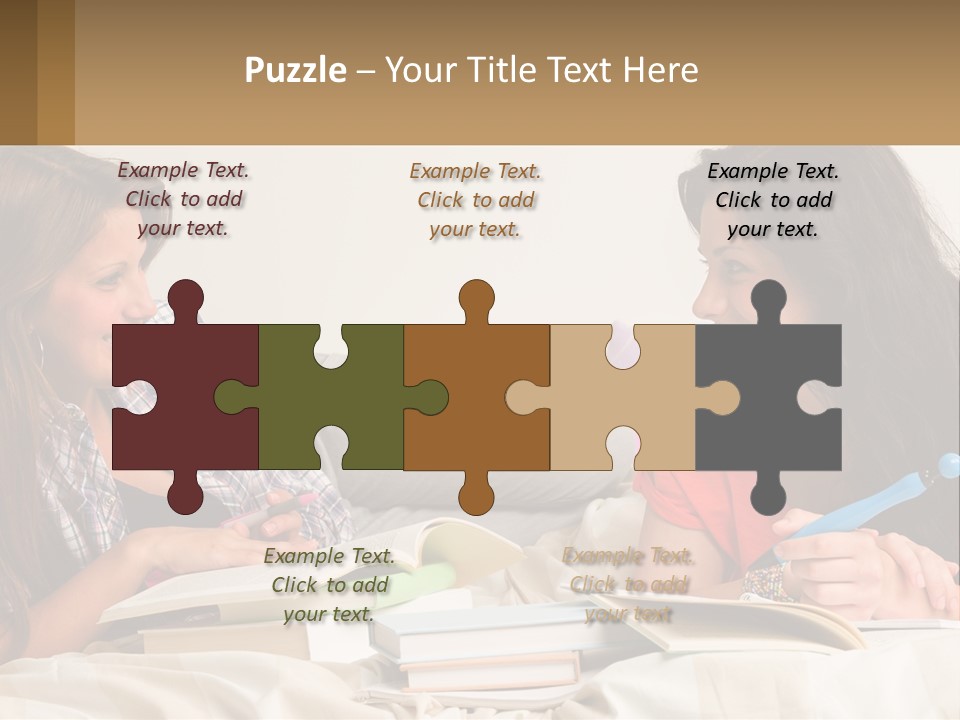 Wave Coastal Sand PowerPoint Template