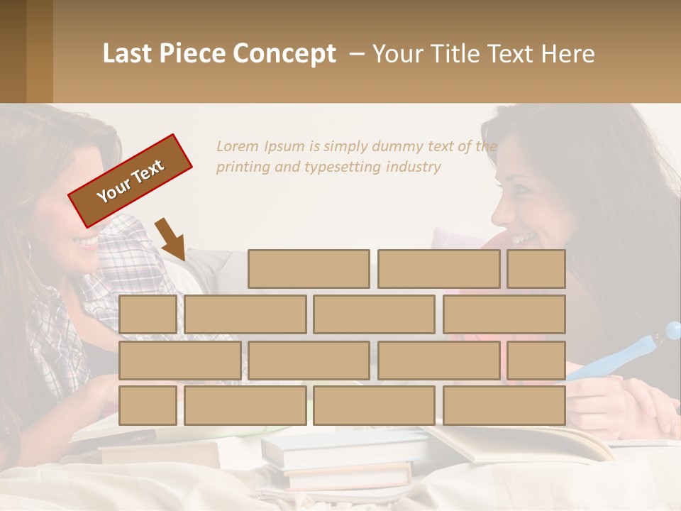 Wave Coastal Sand PowerPoint Template