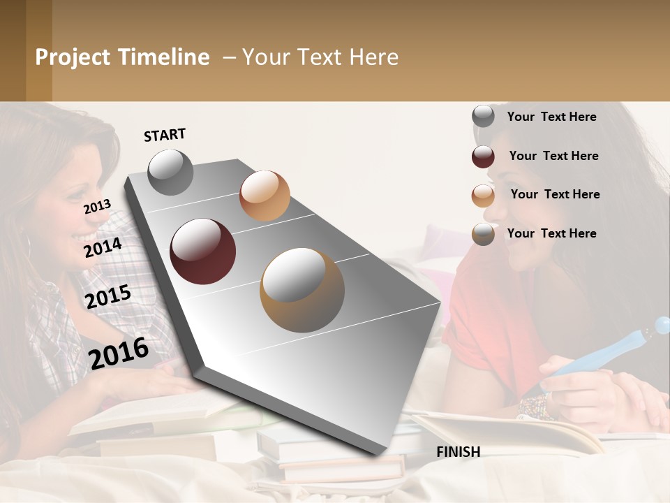 Wave Coastal Sand PowerPoint Template