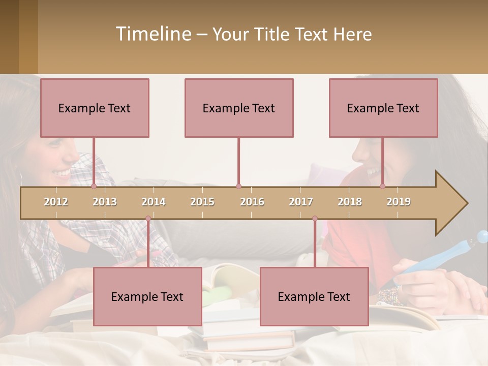 Wave Coastal Sand PowerPoint Template