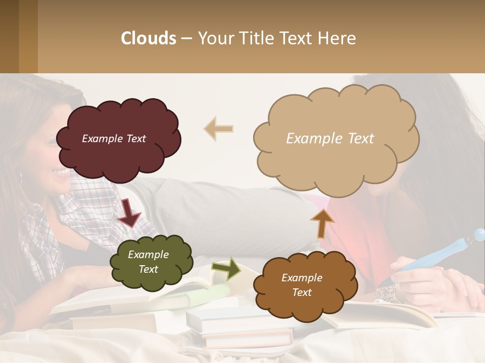 Wave Coastal Sand PowerPoint Template