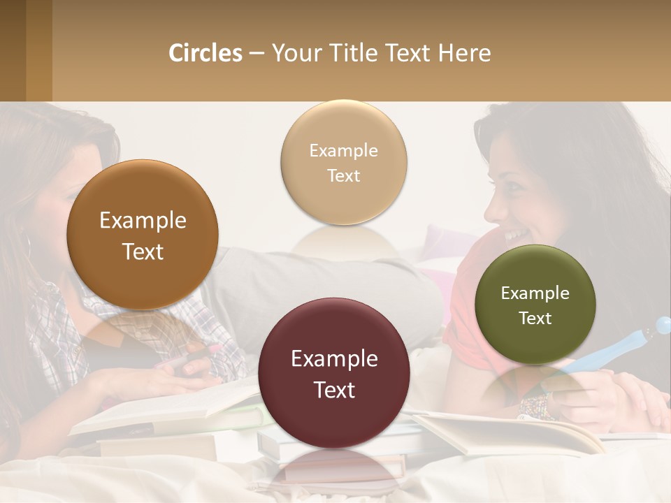 Wave Coastal Sand PowerPoint Template