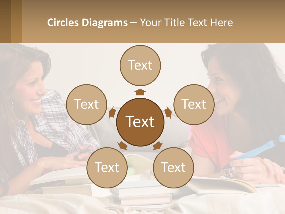 Wave Coastal Sand PowerPoint Template