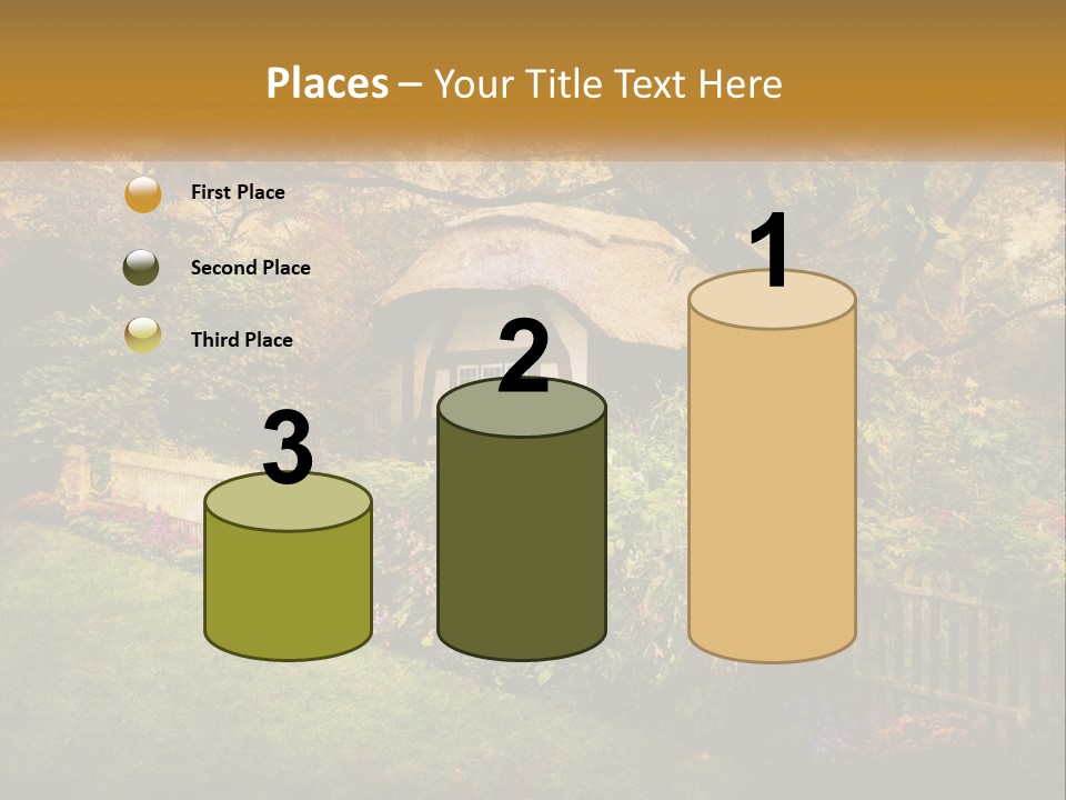 Sunset Beach Older PowerPoint Template