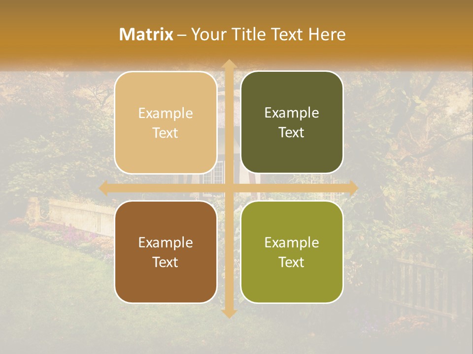 Sunset Beach Older PowerPoint Template