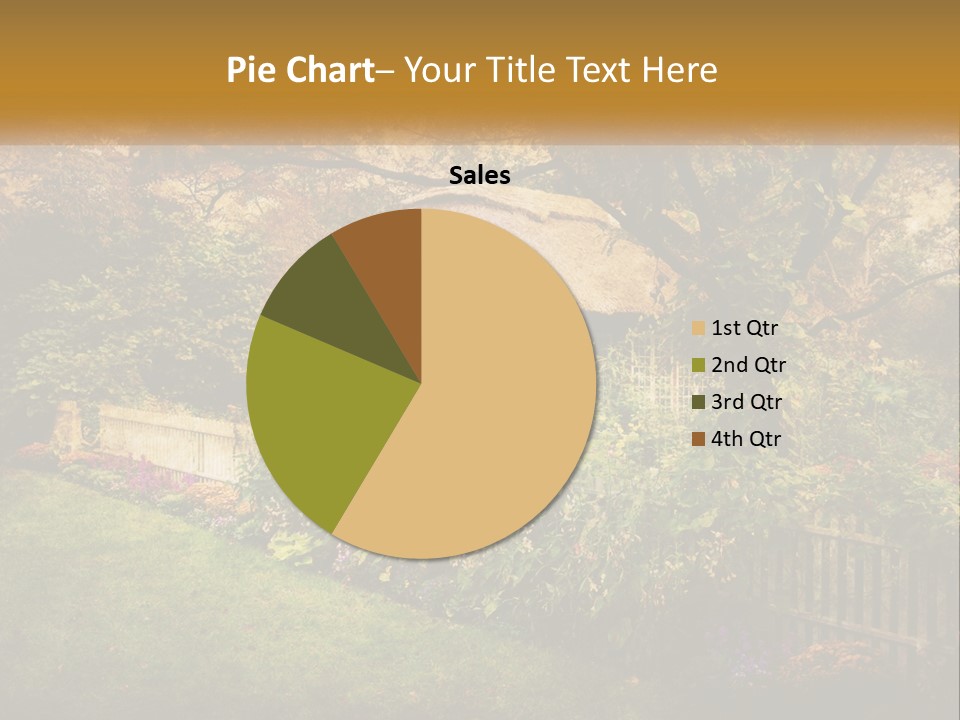 Sunset Beach Older PowerPoint Template