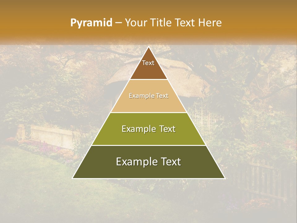 Sunset Beach Older PowerPoint Template