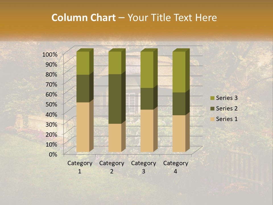 Sunset Beach Older PowerPoint Template