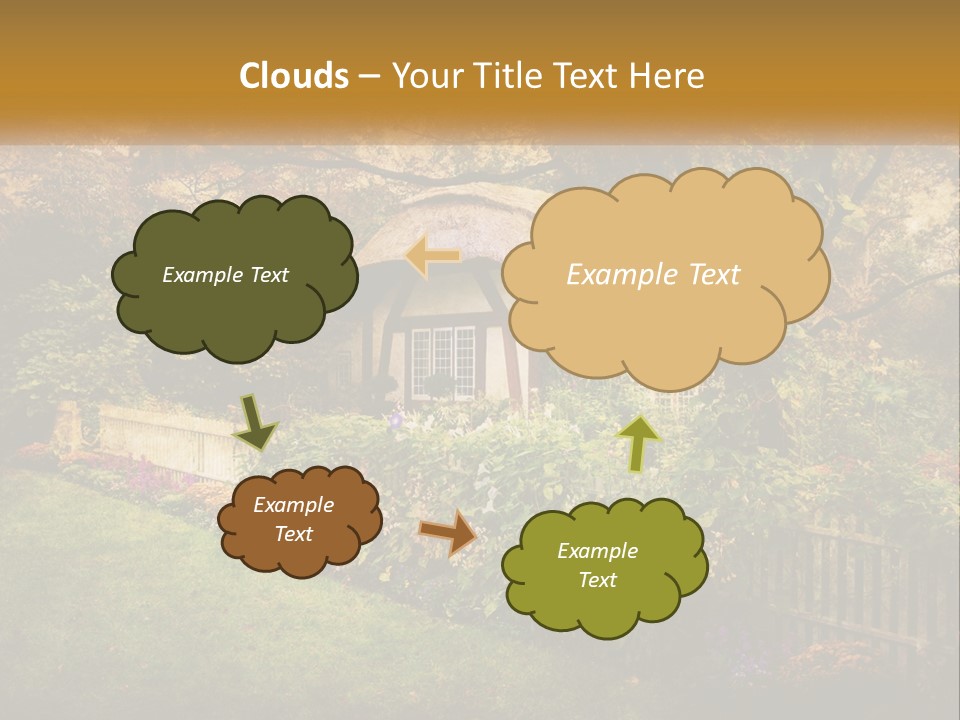 Sunset Beach Older PowerPoint Template