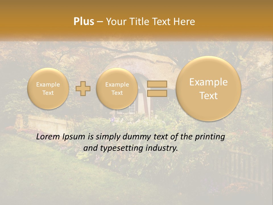 Sunset Beach Older PowerPoint Template