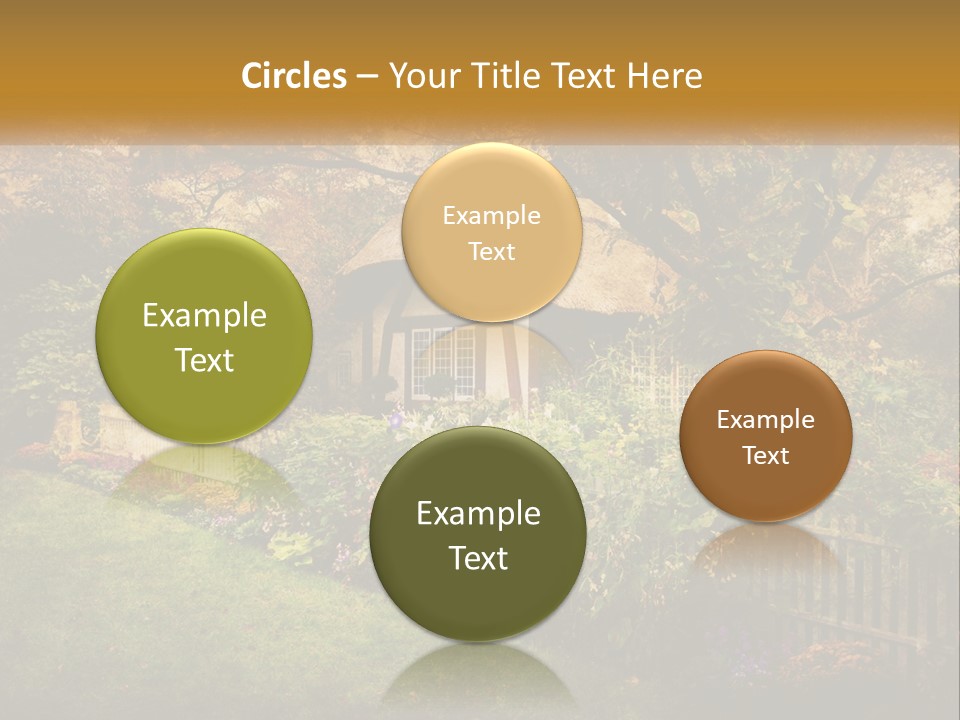 Sunset Beach Older PowerPoint Template