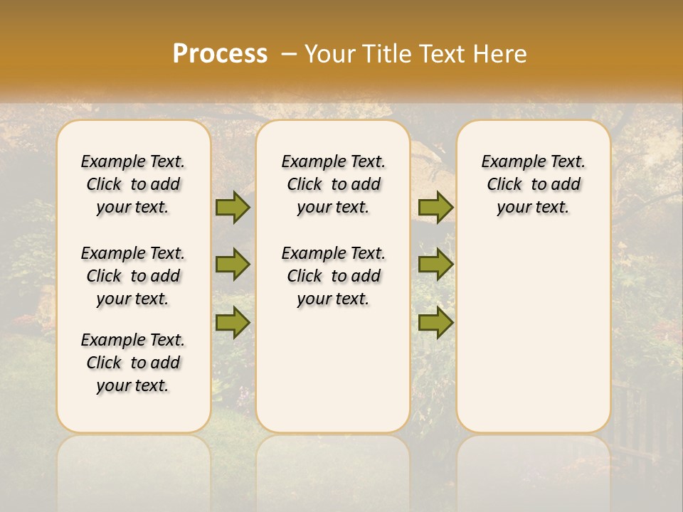 Sunset Beach Older PowerPoint Template