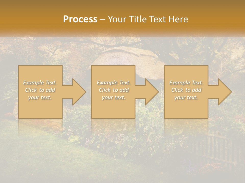 Sunset Beach Older PowerPoint Template