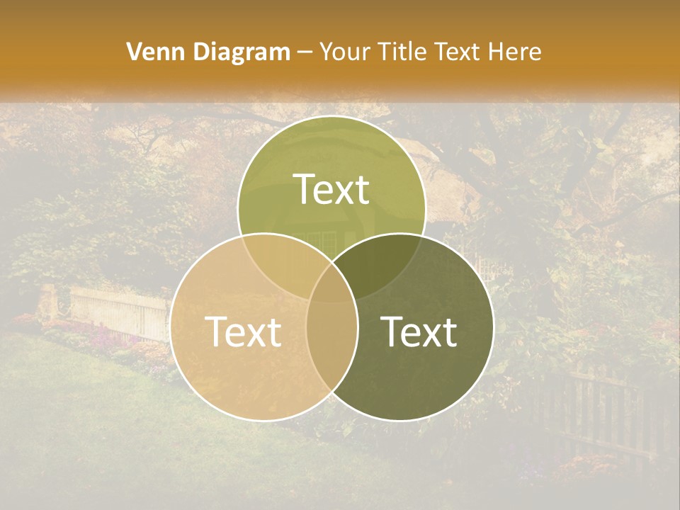 Sunset Beach Older PowerPoint Template