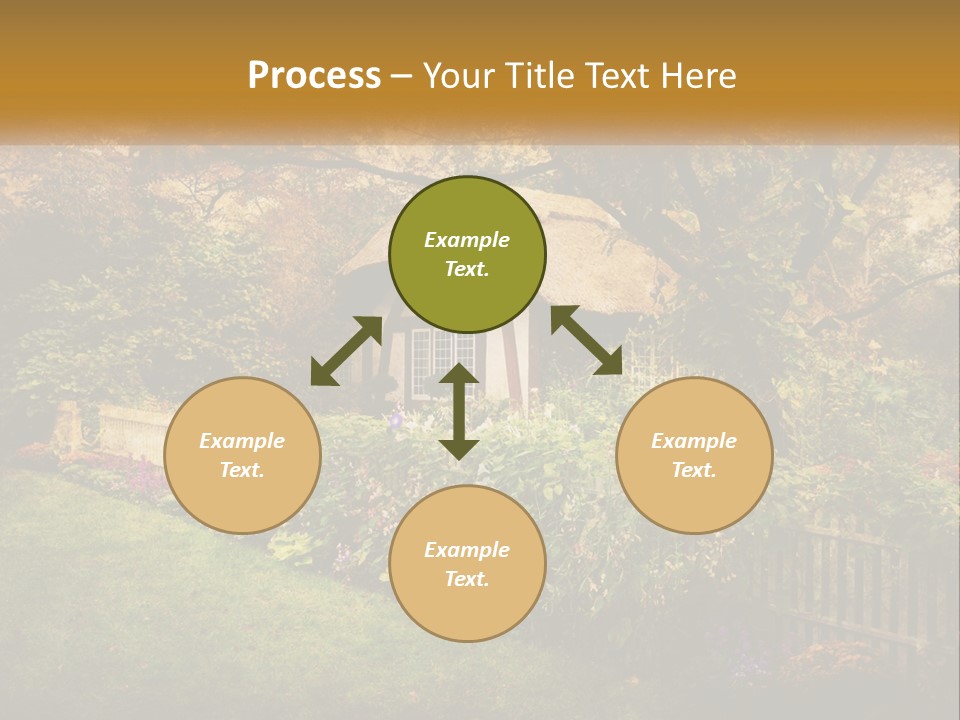 Sunset Beach Older PowerPoint Template