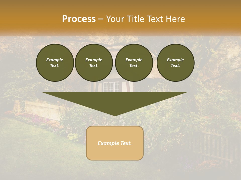 Sunset Beach Older PowerPoint Template