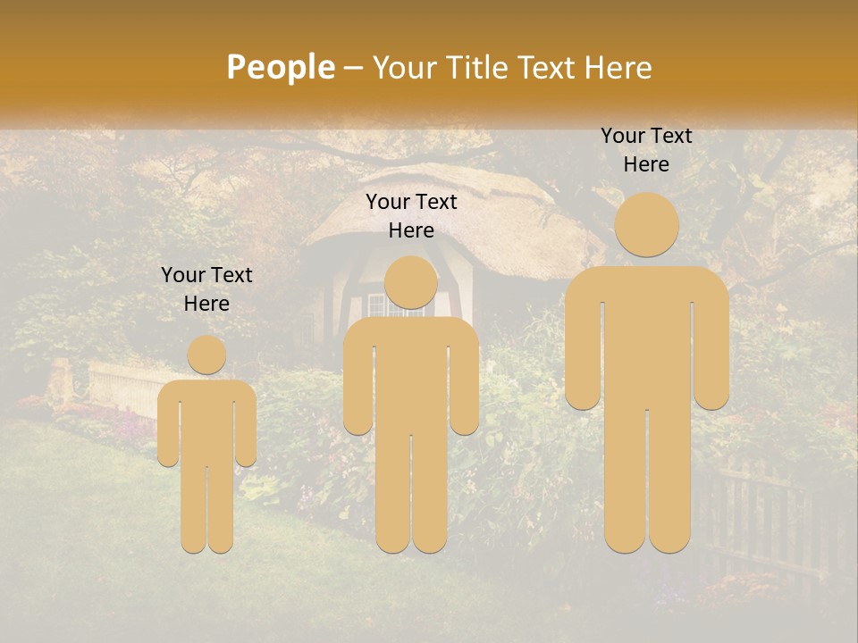 Sunset Beach Older PowerPoint Template