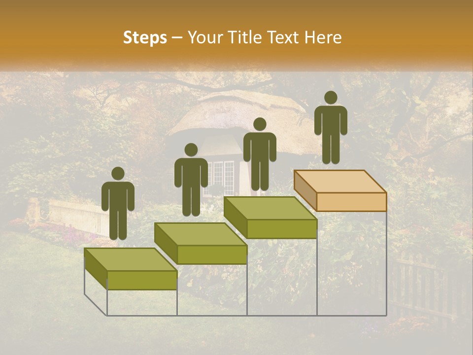 Sunset Beach Older PowerPoint Template