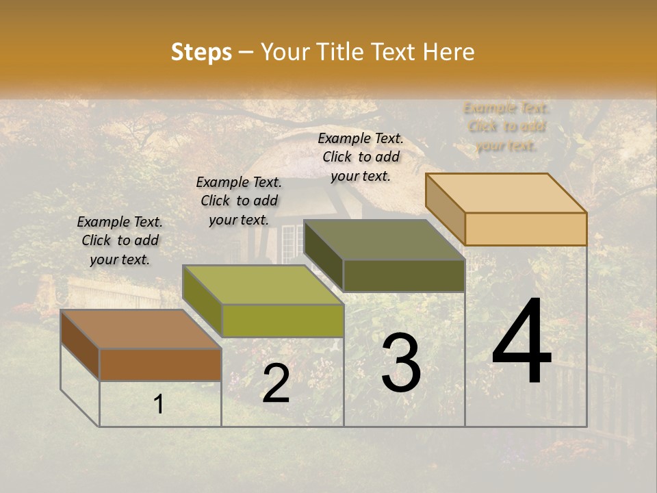 Sunset Beach Older PowerPoint Template