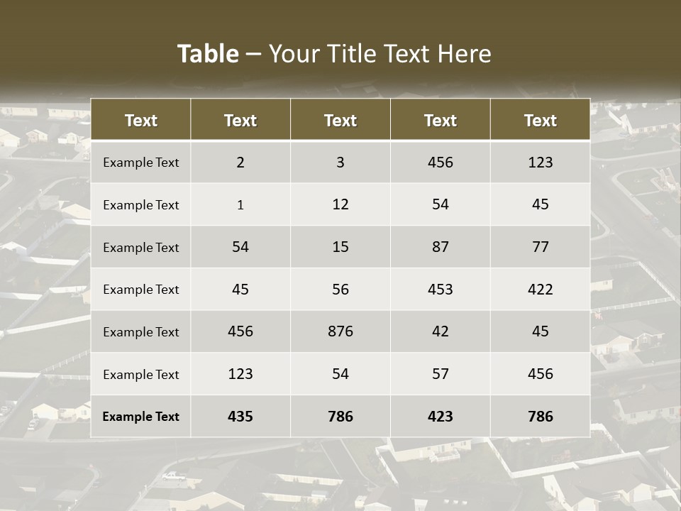 Standing Daughter Old PowerPoint Template