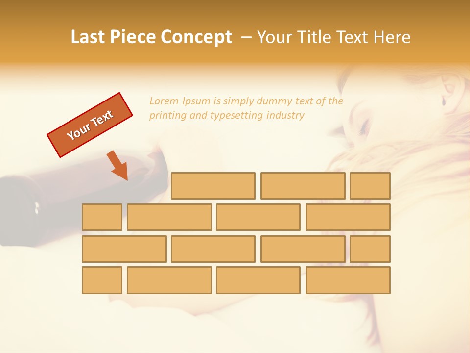 Standing Retirement Sea PowerPoint Template