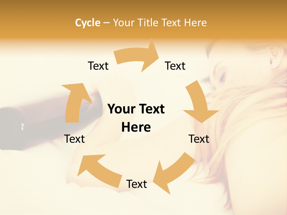 Standing Retirement Sea PowerPoint Template