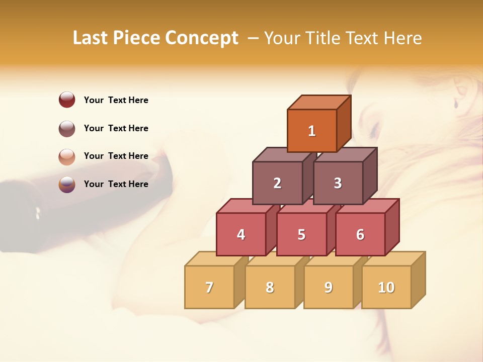 Standing Retirement Sea PowerPoint Template