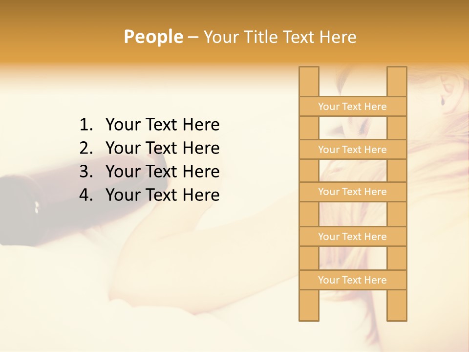 Standing Retirement Sea PowerPoint Template