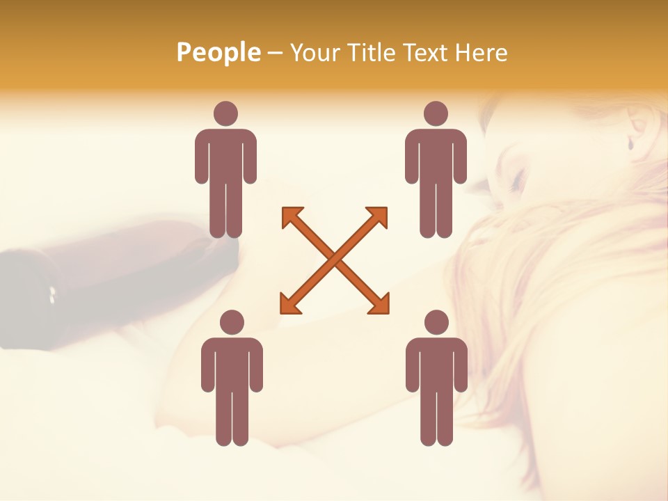 Standing Retirement Sea PowerPoint Template