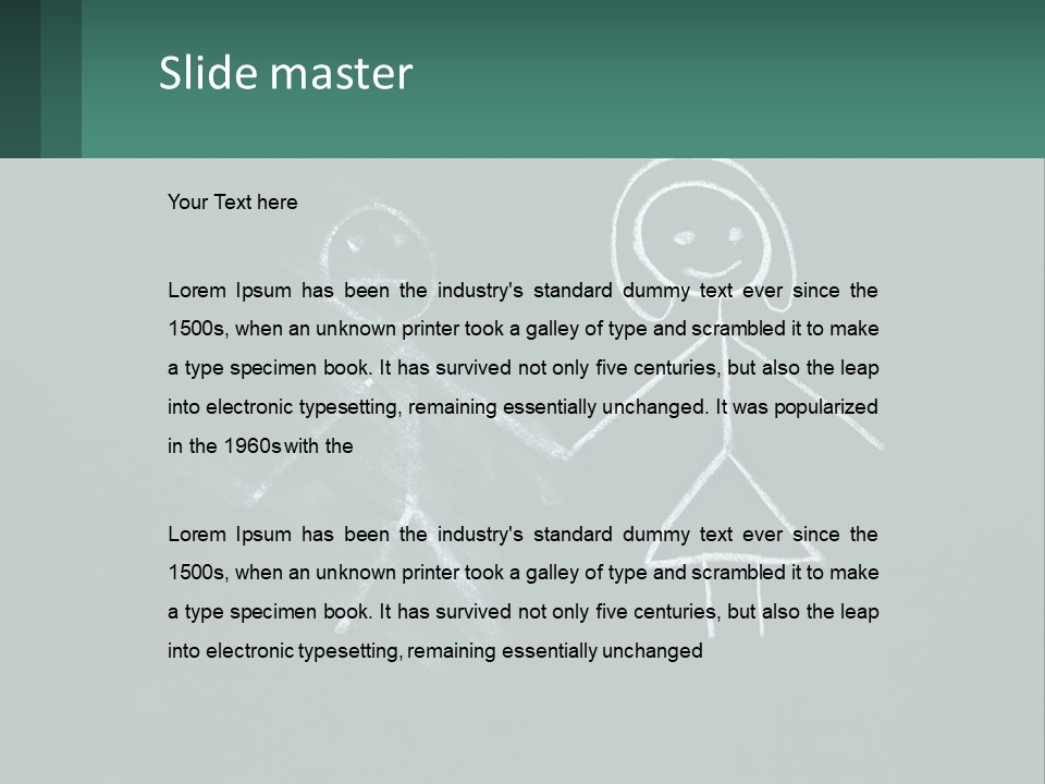 Single Wellness Peaceful PowerPoint Template