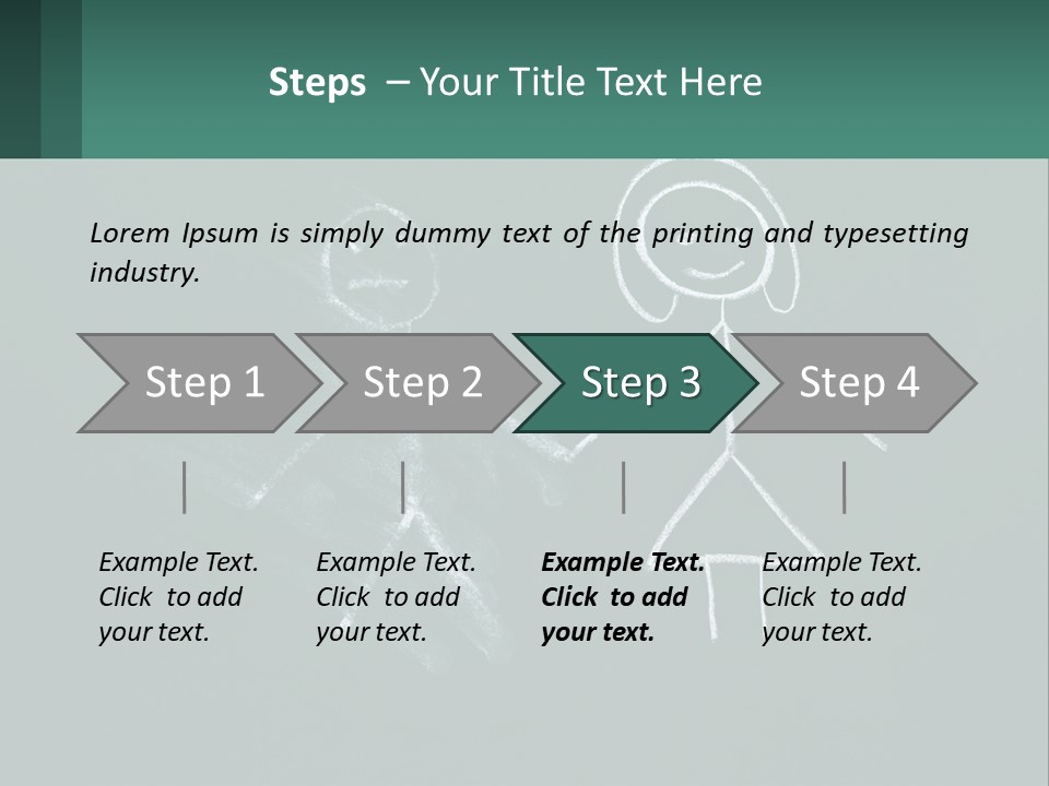 Single Wellness Peaceful PowerPoint Template
