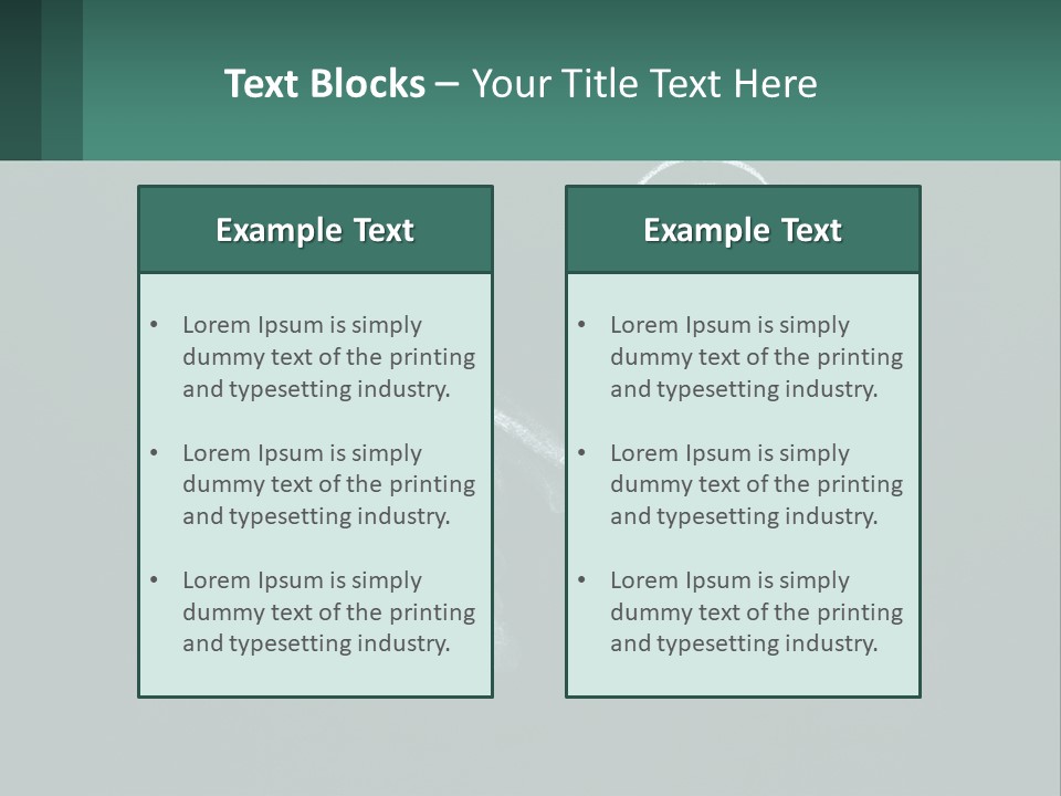 Single Wellness Peaceful PowerPoint Template
