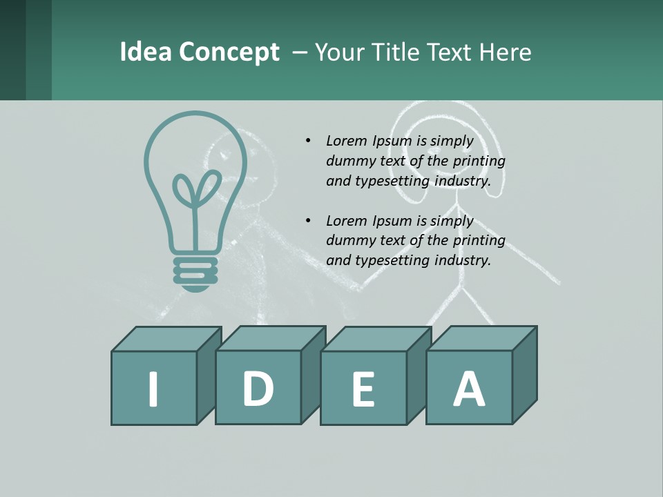 Single Wellness Peaceful PowerPoint Template