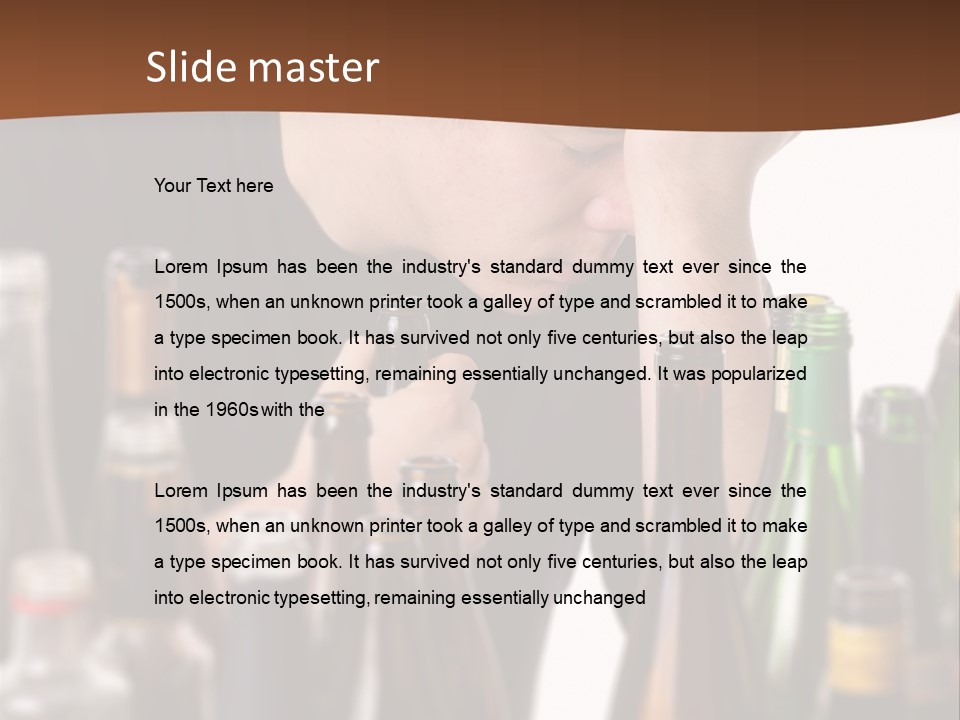 Sunset Retired Beach PowerPoint Template