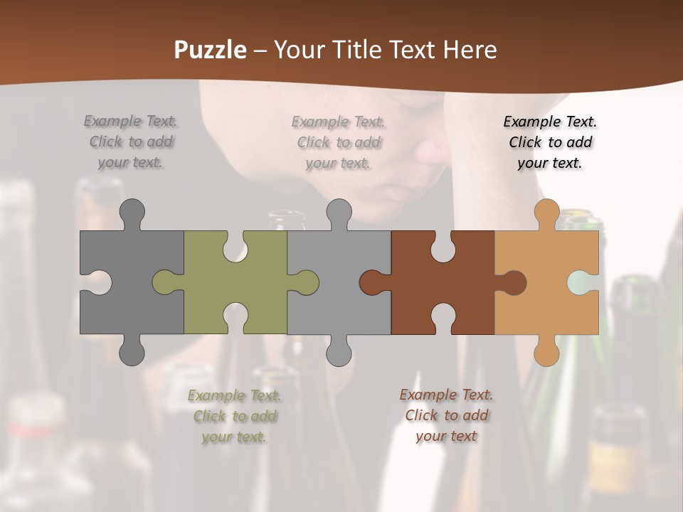 Sunset Retired Beach PowerPoint Template