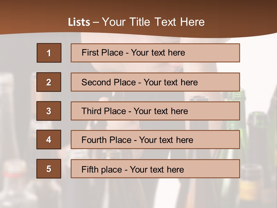 Sunset Retired Beach PowerPoint Template