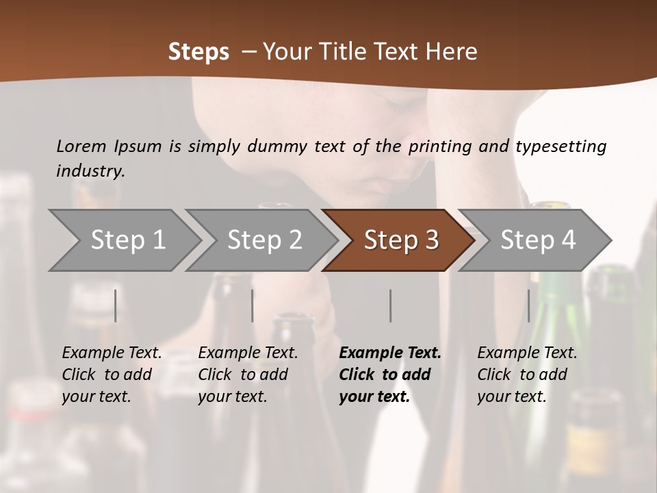 Sunset Retired Beach PowerPoint Template