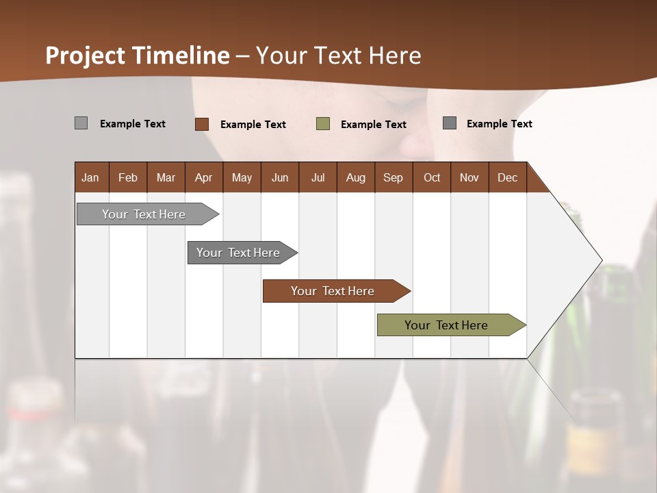 Sunset Retired Beach PowerPoint Template