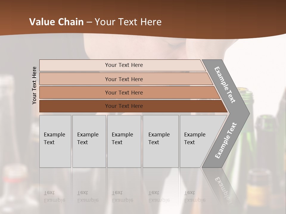 Sunset Retired Beach PowerPoint Template