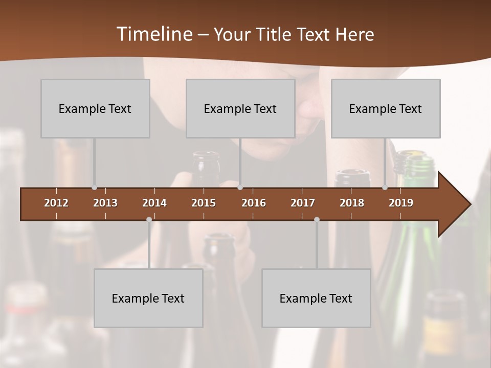 Sunset Retired Beach PowerPoint Template