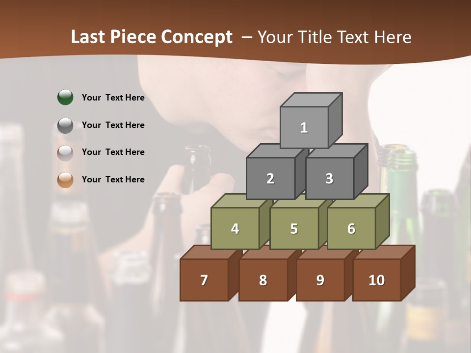 Sunset Retired Beach PowerPoint Template