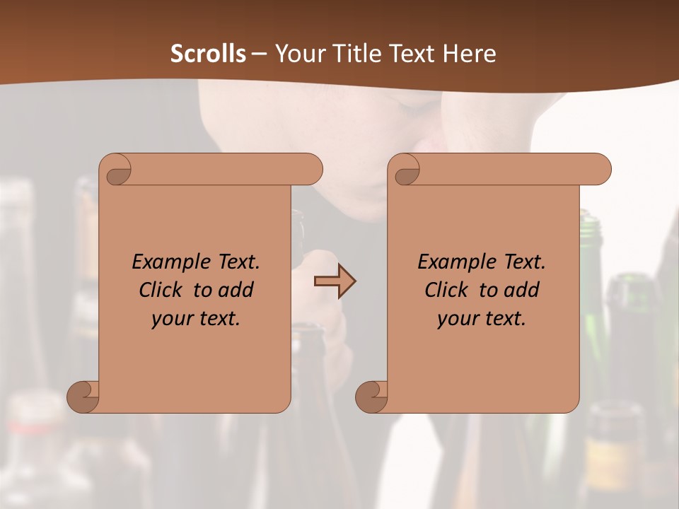 Sunset Retired Beach PowerPoint Template