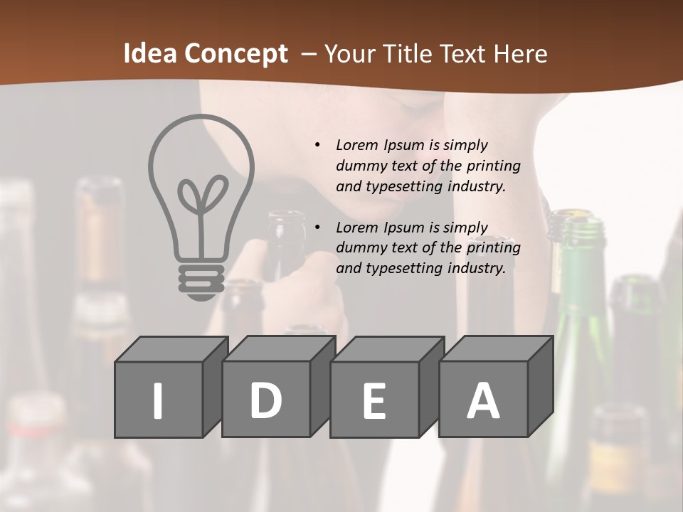 Sunset Retired Beach PowerPoint Template