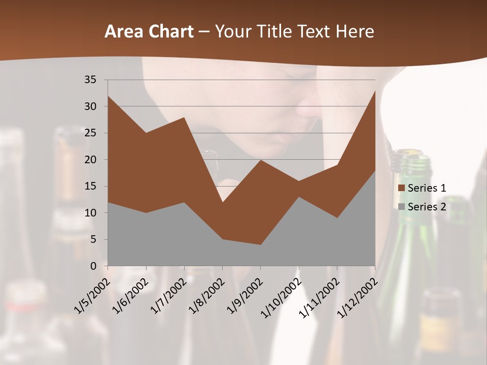 Sunset Retired Beach PowerPoint Template