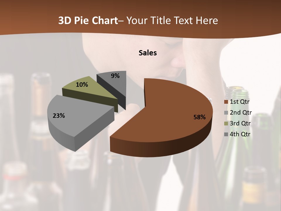 Sunset Retired Beach PowerPoint Template