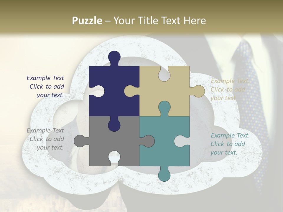 Daughter Pensioner Woman PowerPoint Template