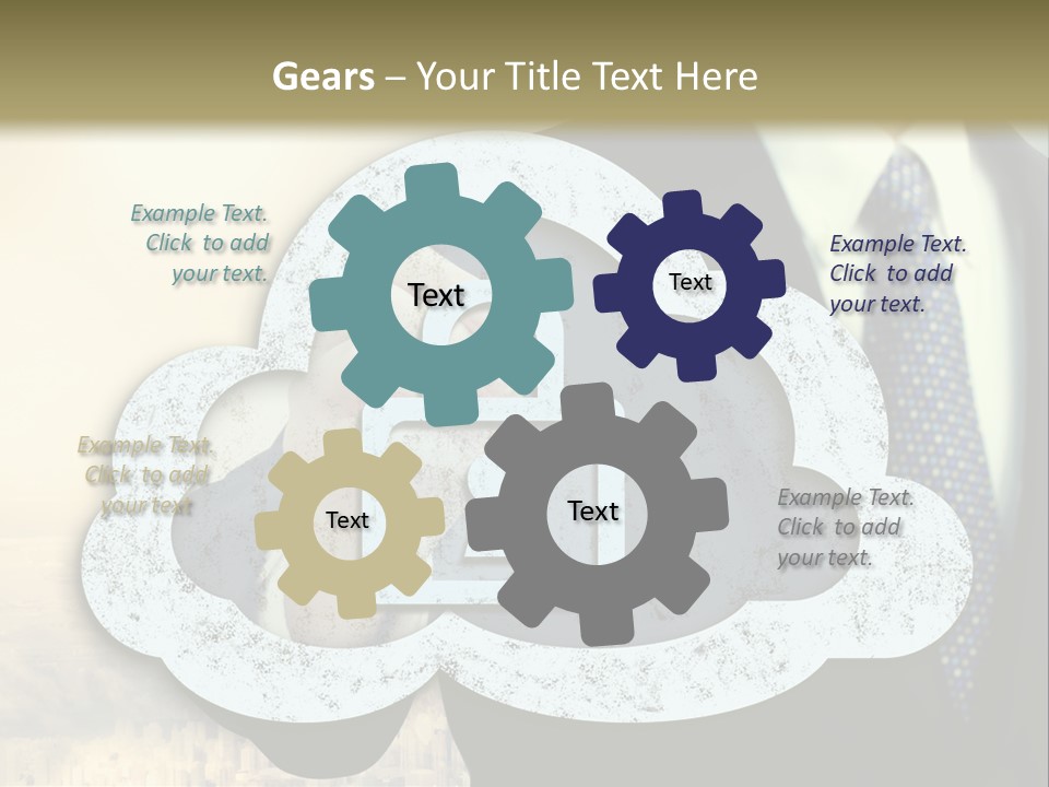 Daughter Pensioner Woman PowerPoint Template